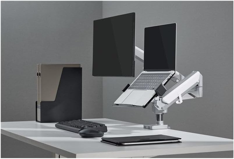 goobay Deluxe Laptophalterung für Monitore von 11,6 bis 17,3 Zoll (29-44 cm), max. 9 kg, zur Montage