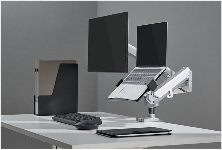 goobay Deluxe Laptophalterung für Monitore von 11,6 bis 17,3 Zoll (29-44 cm), max. 9 kg, zur Montage