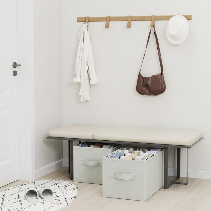2 Stück Schuhorganizer für Closet, Grosse Schuhaufbewahrung Platzsparend Passt 12-24 Paare, Faltbare