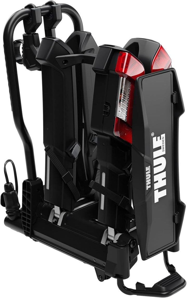 Thule Easyfold 3 Plattform Anhängerkupplung Fahrradträger Schwarz 2(3) bikes, Schwarz 2(3) bikes