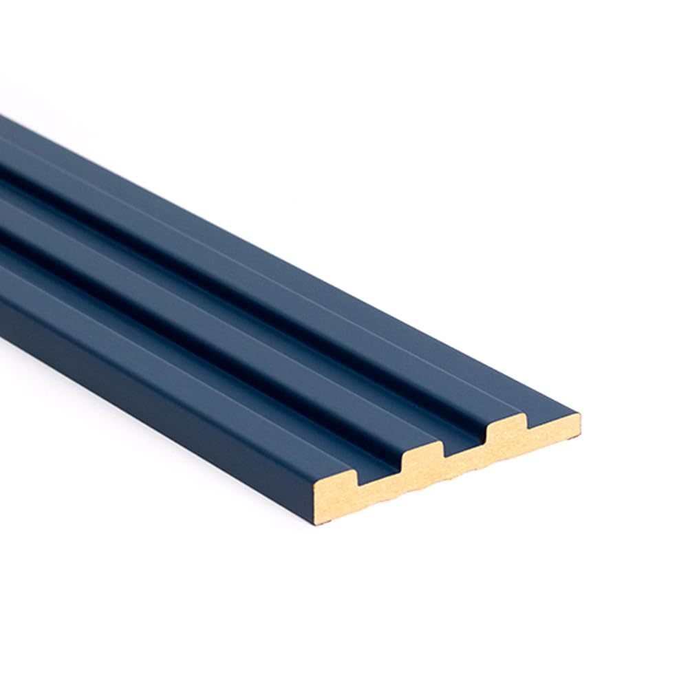 Abschlussleiste Desiwa 6er-Set in Dunkelblau 10,7x130 cm Pastellfarbe Pastell Paneele 6er Set Abschl