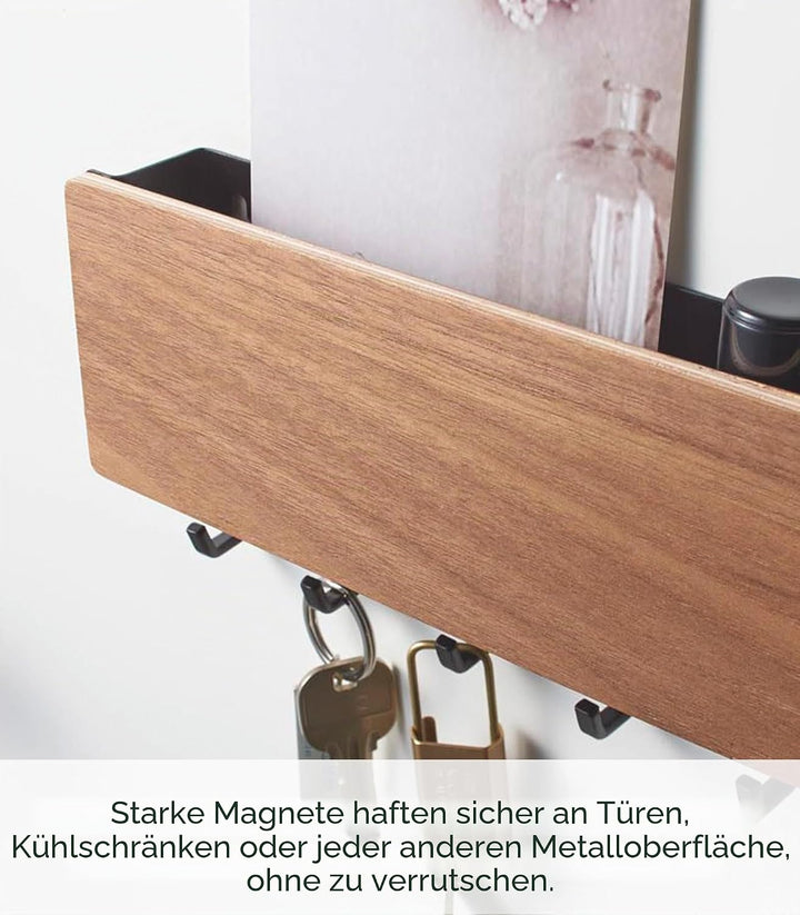 Magnetic Keyhook & Holder - Rin - brown Braun, Braun