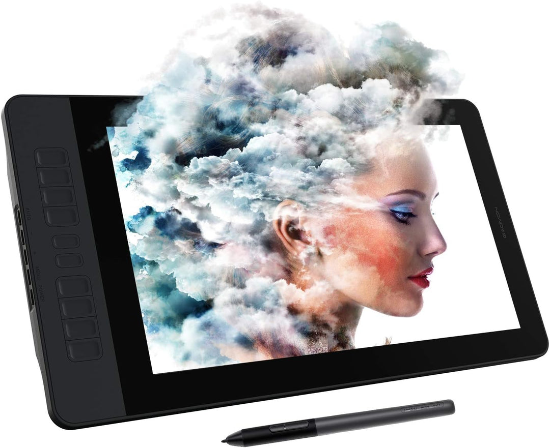 GAOMON PD1561 Stift-Display 15,6 Zoll IPS HD Monitor mit 10 Tasten, Ideal für Home-Office & E-Learni