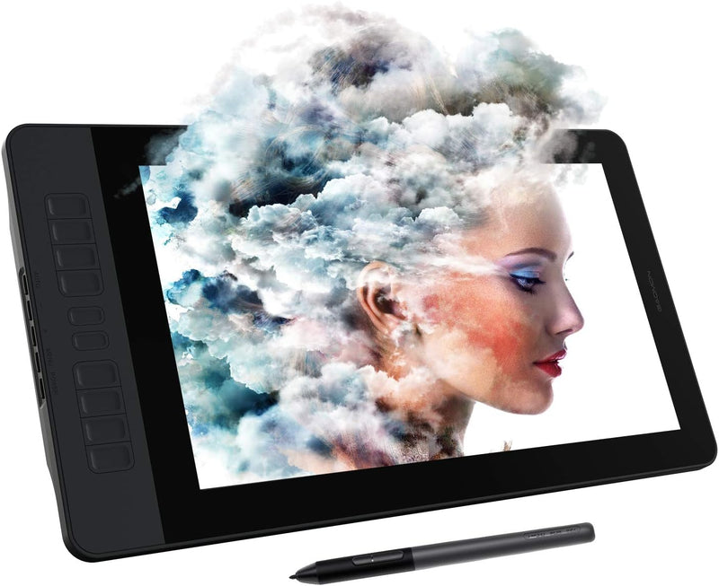 GAOMON PD1561 Stift-Display 15,6 Zoll IPS HD Monitor mit 10 Tasten, Ideal für Home-Office & E-Learni