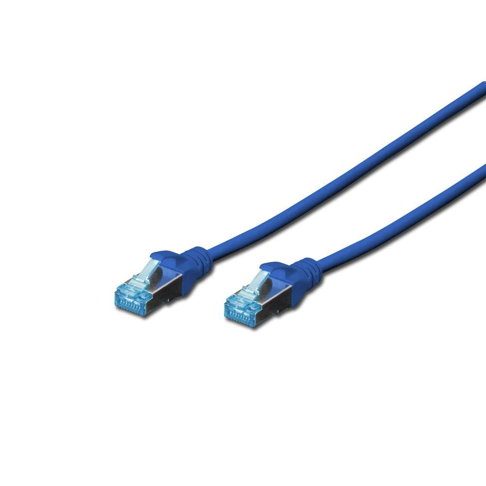 DIGITUS LAN Kabel Cat 5e - 0,5m - CCA Netzwerkkabel Mit RJ45 - SF/UTP Geschirmt - Kompatibel zu Cat6