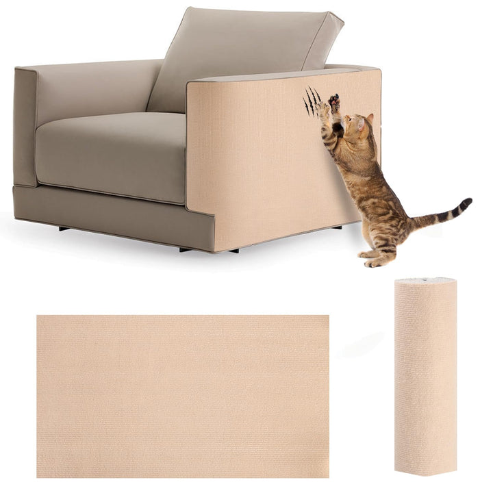 Selbstklebende Kratzschutzmatte für Sofa & Wand, 40x300 cm kratzschutz Sofa Katze - Trimmbarer Schut