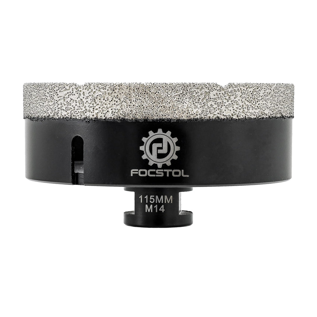 FOCSTOL Diamant Fliesenbohrer 115mm Vakuumgelötete Diamant Lochsäge für Porzellan Keramik Fliese Mar