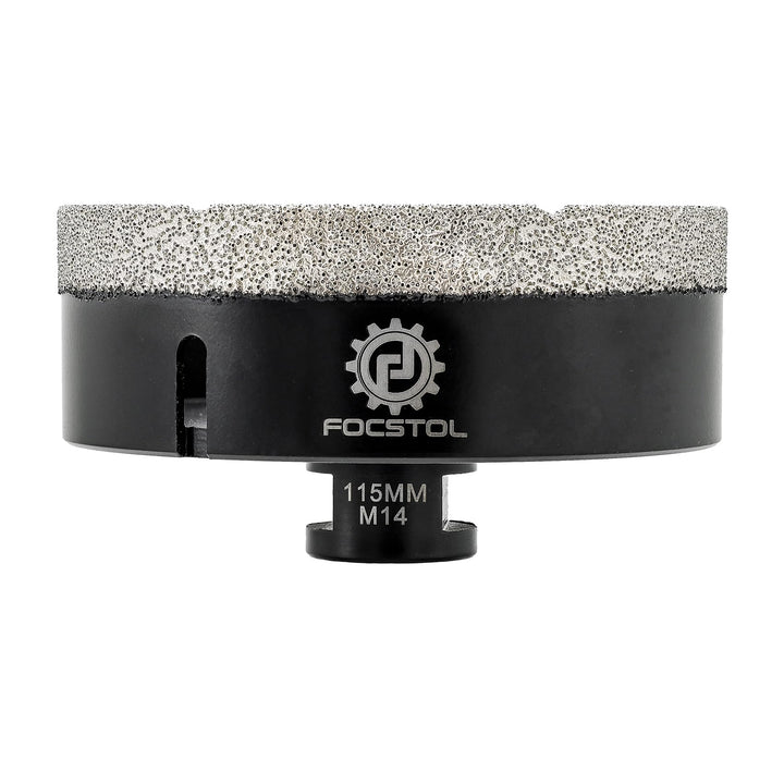 FOCSTOL Diamant Fliesenbohrer 115mm Vakuumgelötete Diamant Lochsäge für Porzellan Keramik Fliese Mar