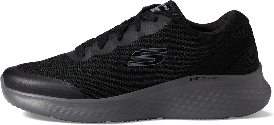 Skechers Skech-Lite Pro Clear Rush Sneaker für Herren, weiss 41 EU Black Mesh Duraleather Trim, 41 E
