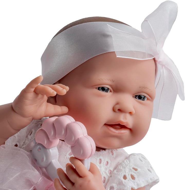 jc toys - Babypuppe, weiss (18059), Weiss