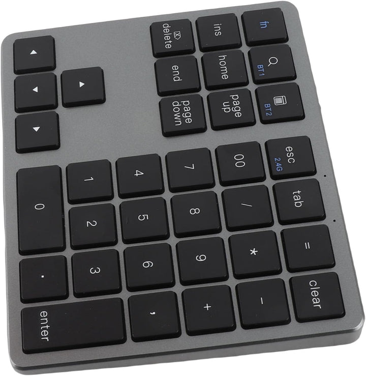 Bewinner Kabelloser Nummernblock mit 35 Tasten, Kabelloser Nummernblock Bluetooth 5.0, Wiederaufladb