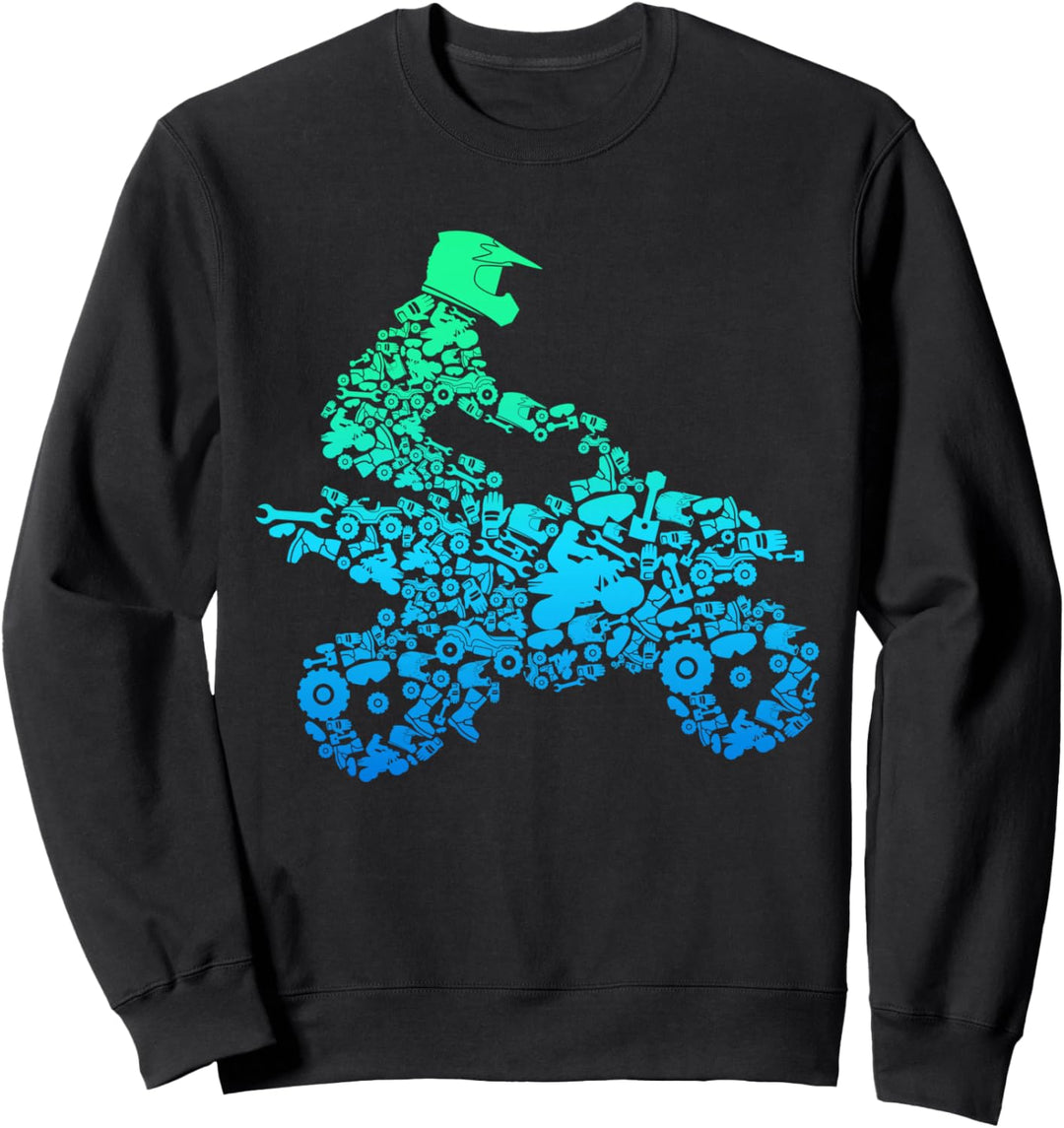 Quad Fahrer Offroad ATV Quad Biker Geschenk Sweatshirt