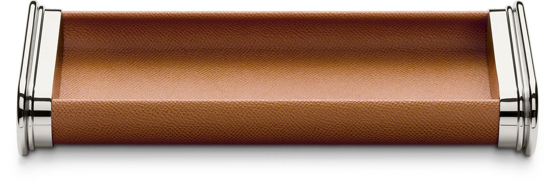 Graf von Faber-Castell ‎118541 - Ablageschale mit Lederummantelung, braun