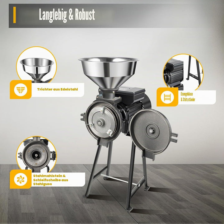 Elektrisch Getreidemühle, Elektrische Getreidemühle Maschine Elektrischemühle Schleifmaschine Pulver