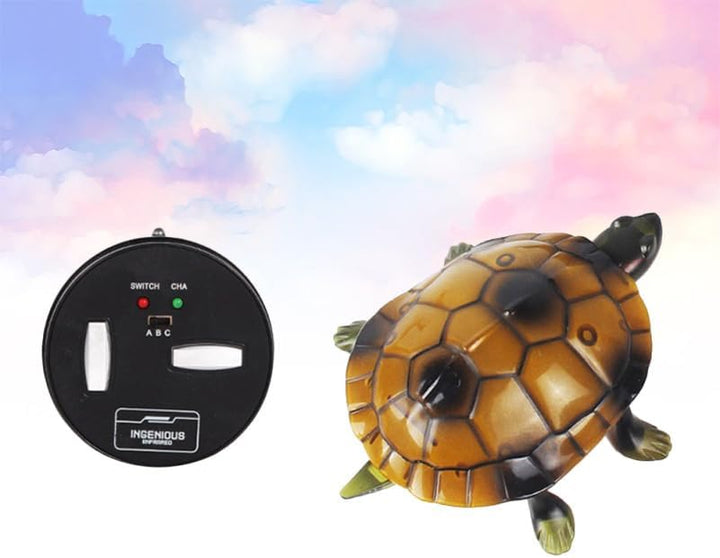 ibasenice Ferngesteuerte Schildkröte Spielzeug, Realistische Elektrische Roboter Schildkröte mit Fer