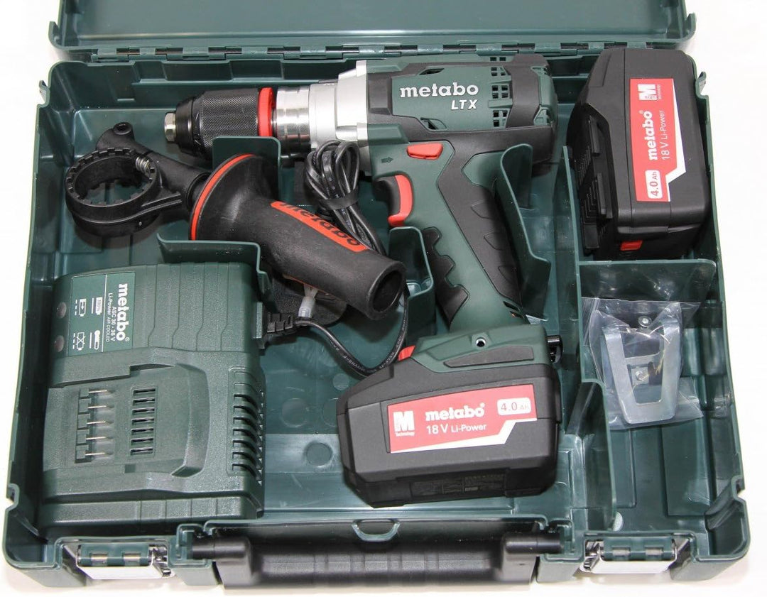 Metabo Akku-Bohrschrauber BS 18 LTX Impuls (602191500) 18V 2x Li-Ion; Ladegerät ASC 55; metaBOX 145