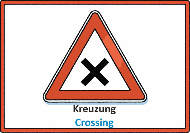 Meine Verkehrszeichen Lernkarten: deutsch/englisch, Ungebunden