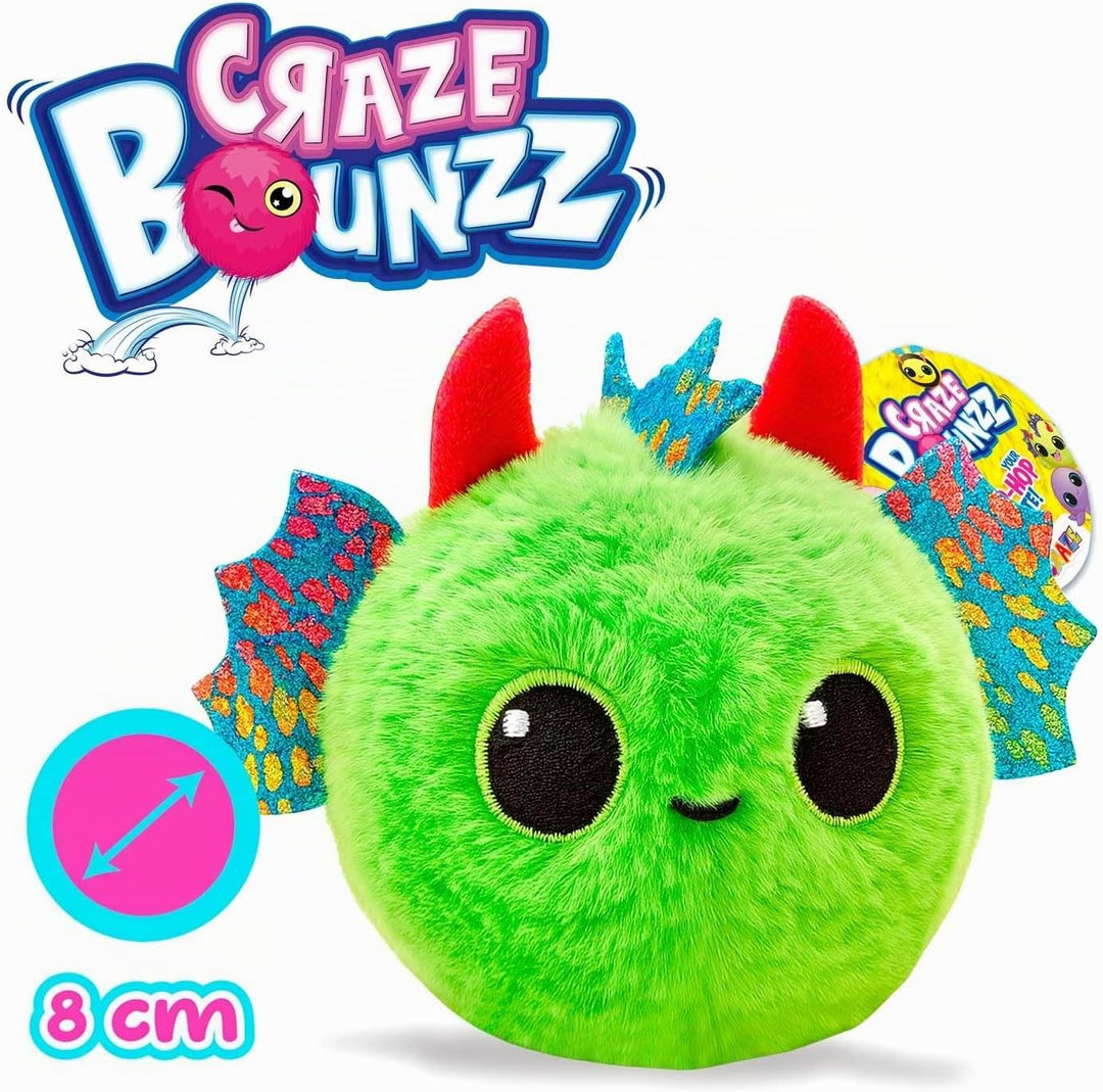 Craze BOUNZZ Funpack 3er Bundle Hüpfende Plüschtiere - Flauschige Kuscheltiere zum Spielen &amp; Sammeln