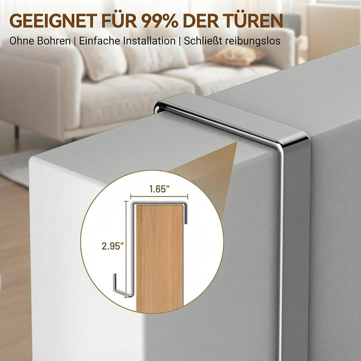 MISSLO Tür Schuhregal Hängend für 30 Paar Schuhe – Mesh-Türorganizer Hängeorganizer mit breiten Tasc