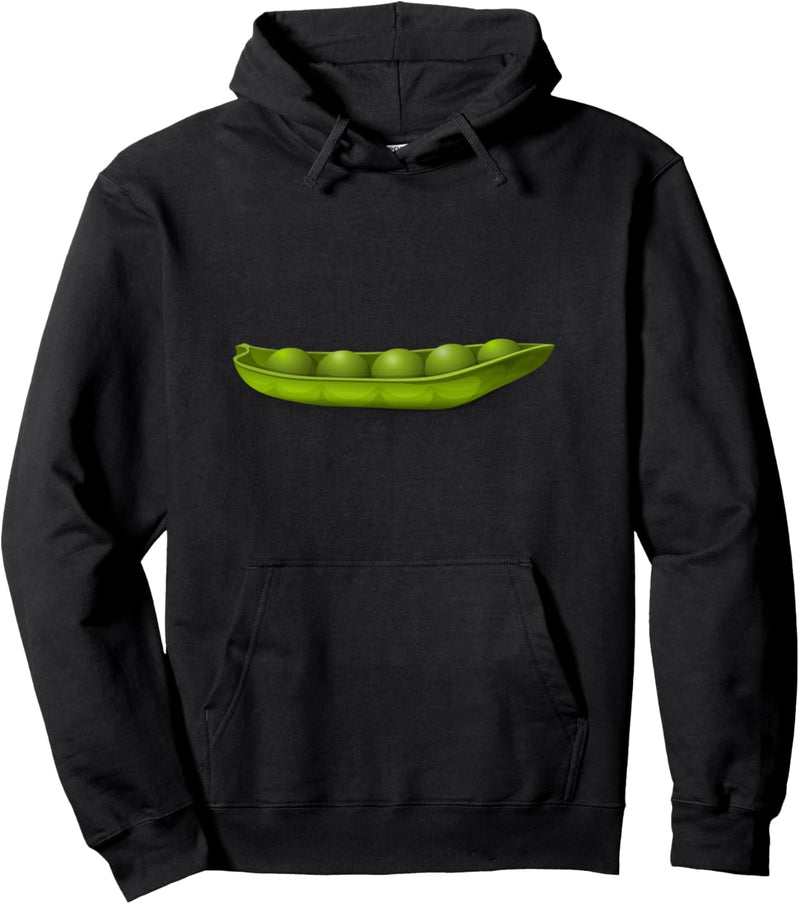 Grüne Erbsen-Peapod Pullover Hoodie