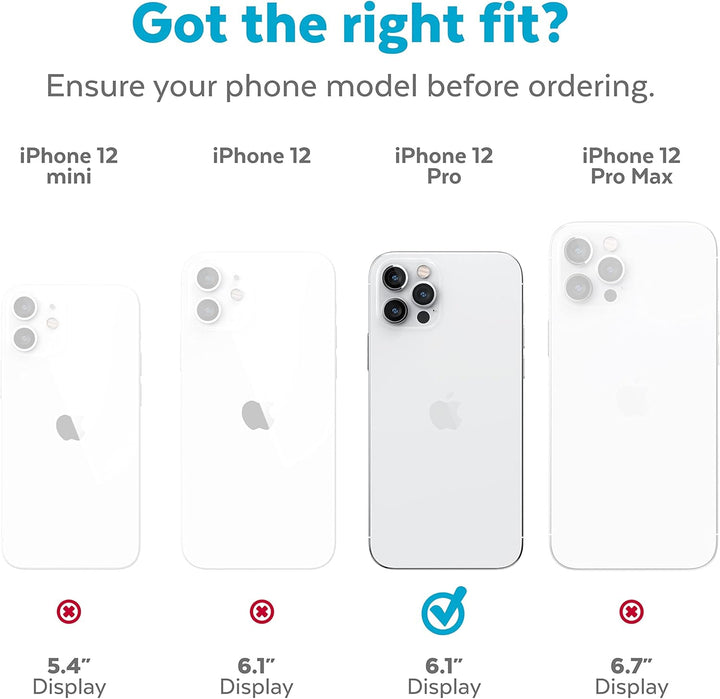 Speck - Schutzhülle - für iPhone 12 - Presidio Gamma perfekt, 138489-5085 Clear Clear Etui, Clear Et