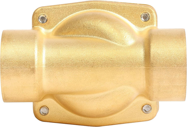 U.S. Solid Magnetventil Messing 1" 24V AC, 0,3-16 bar, stromlos geschlossen, VITON-Dichtung, G-Gewin