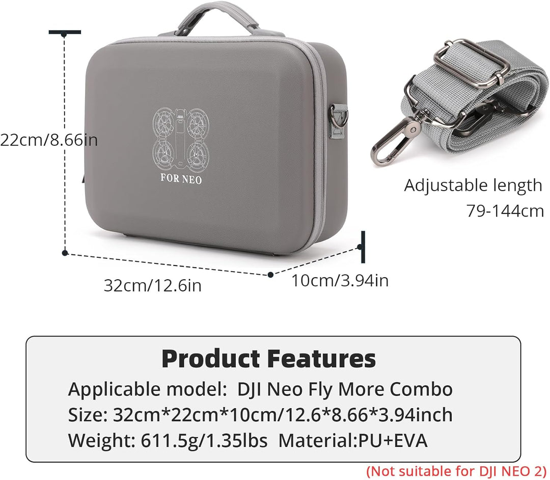 Tasche DJI Neo1 Fly More Combo Tragetasche DJI Neo1 Case Schutztasche für Neo RC-N3 und 6 Akkus Droh