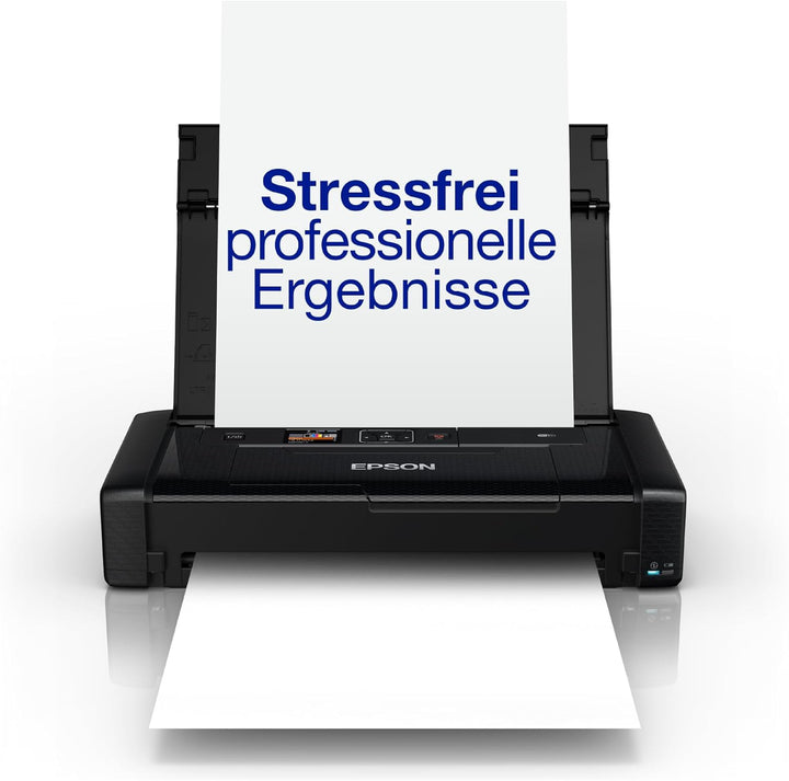 Epson WorkForce WF-110W tragbarer Tintenstrahldrucker (DIN A4, WiFi Direct, Drucker, mobiles Drucken