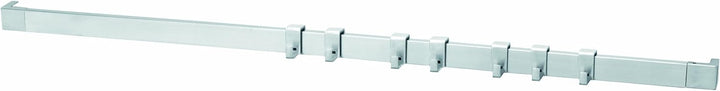 Brabantia 460005 Wandschienensystem 60 cm mit 7 verschiebbaren Haken