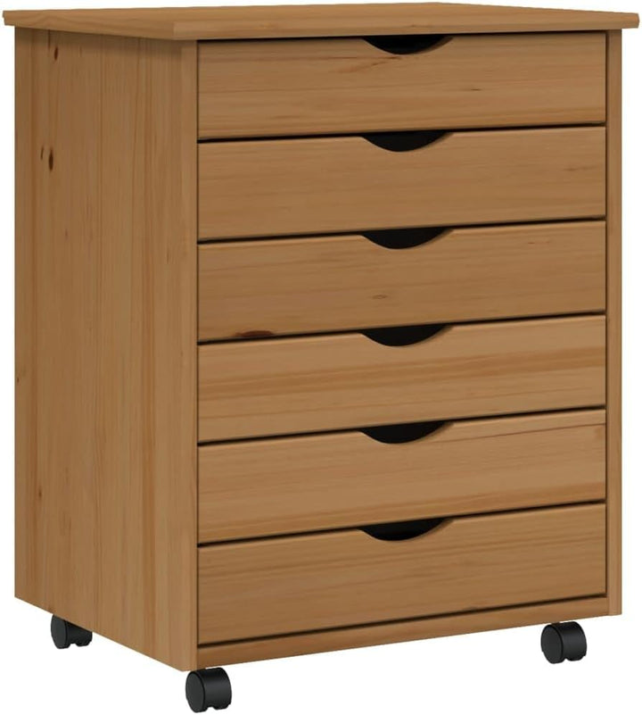 Tidyard Rollschrank mit Schubladen Rollcontainer Büroschrank Aktenschrank Bürocontainer Schrank Büro