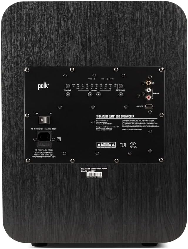 Polk Signature Elite 12-Zoll-Subwoofer mit 300 Watt
