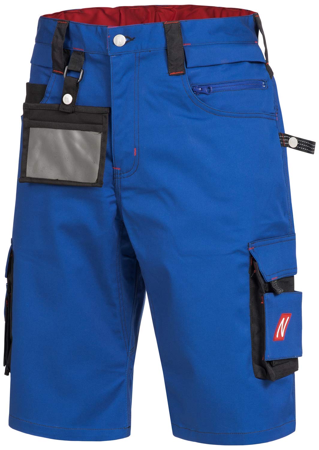 Nitras Motion TEX PRO FX Kurze Arbeitshose - Arbeits-Bermudas für Damen & Herren 50 Blau, 50 Blau