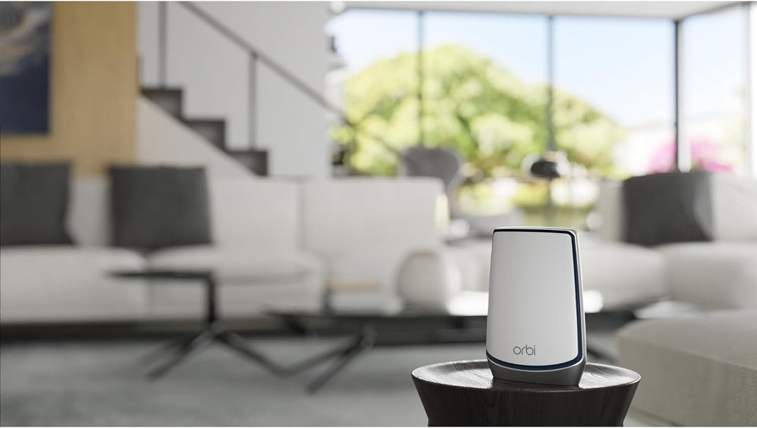 NETGEAR Orbi WiFi 6 Mesh WLAN System RBK852 (WiFi 6 Router + Satellit Repeater, TriBand Mesh AX6000,