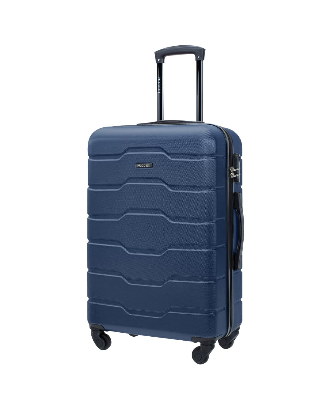 PUCCINI Koffer Alicante Hartschalenkoffer Handgepäck Trolley Leicht Reisekoffer mit 4 Rollen M-L-XL