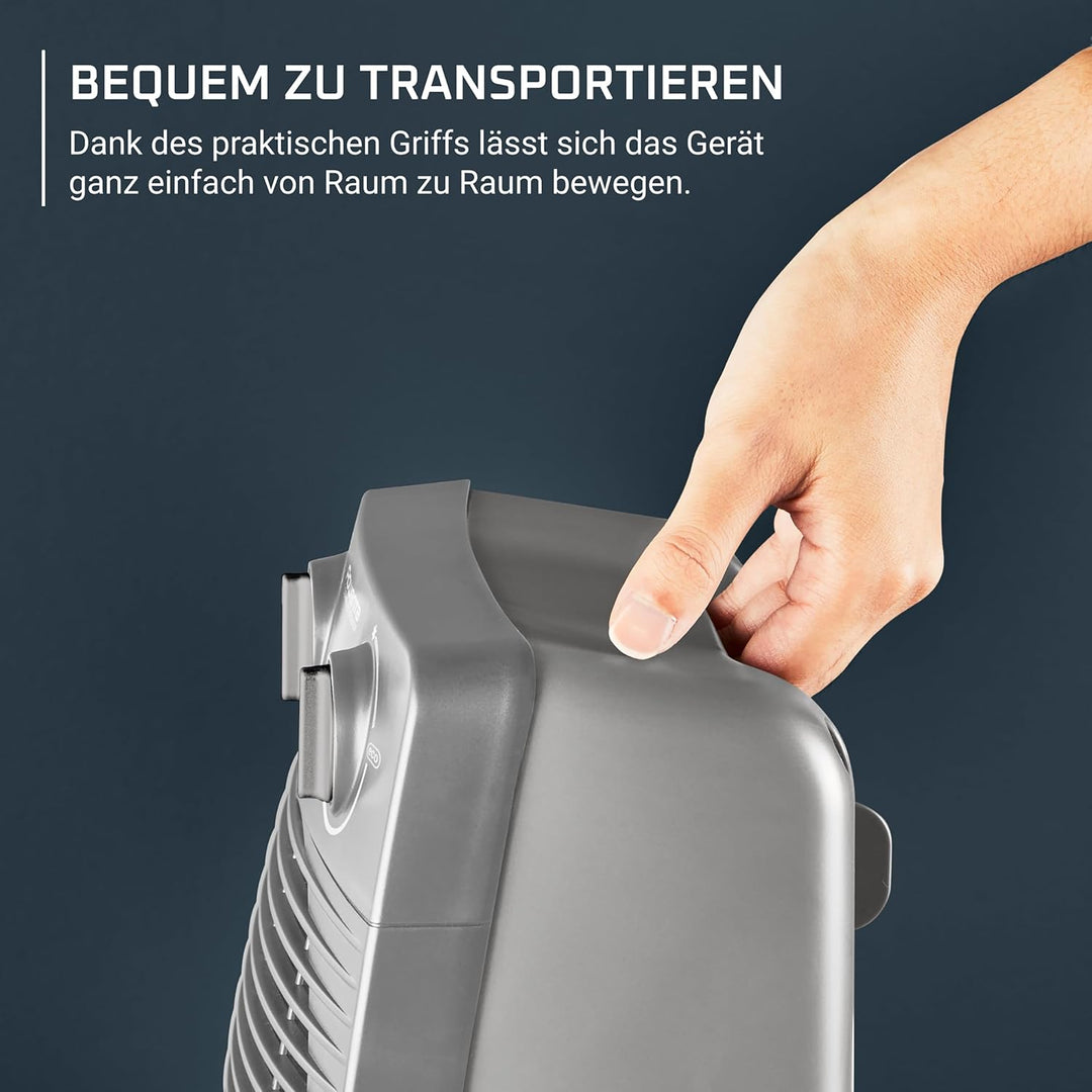 Rowenta Compact Power Heizlüfter, 2 Leistungsstufen, kompakte Abmessungen, Thermostat, Kühlstufe, Tr