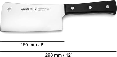 Arcos 288200 Serie Universal - Hackmesser - Klinge Nitrum Edelstahl 160 mm - HandGriff Polyoxymethyl