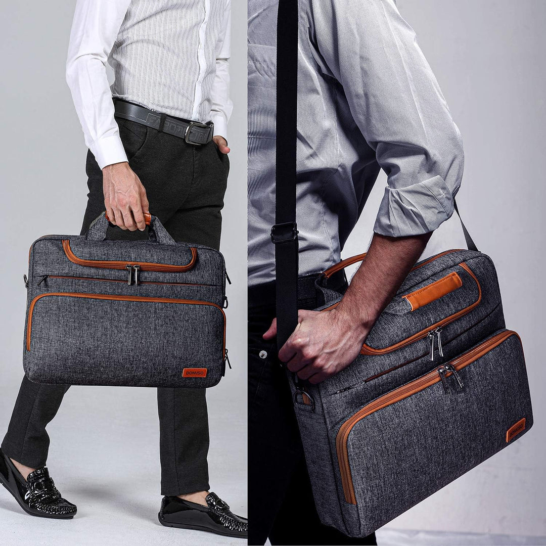 DOMISO 15-15,6 Zoll Wasserdicht Laptop Tasche Aktentasche Schultertasche Notebooktasche für 15.6" Le