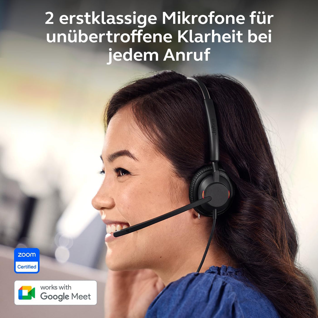 Jabra Engage 40 Telefon On Ear Headset kabelgebunden Mono Schwarz Mikrofon-Rauschunterdrückung, Nois
