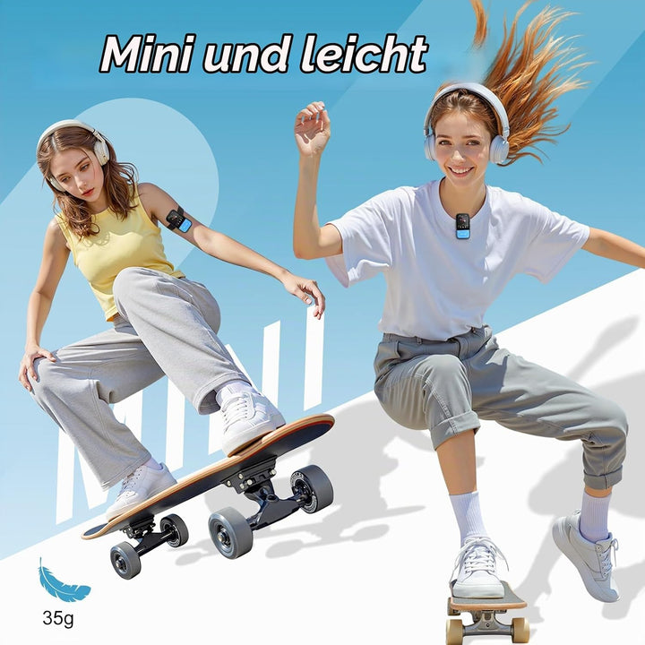 128GB MP3 Player - Clip MP3 Player mit Bluetooth 5.3, tragbarer Musikplayer mit FM-Radio, Sprachaufn