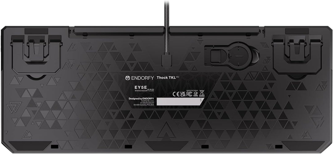 ENDORFY Thock TKL HU Red, Kailh Red Linear switches, TKL 80% Mechanical Keyboard, Hungarian Layout,