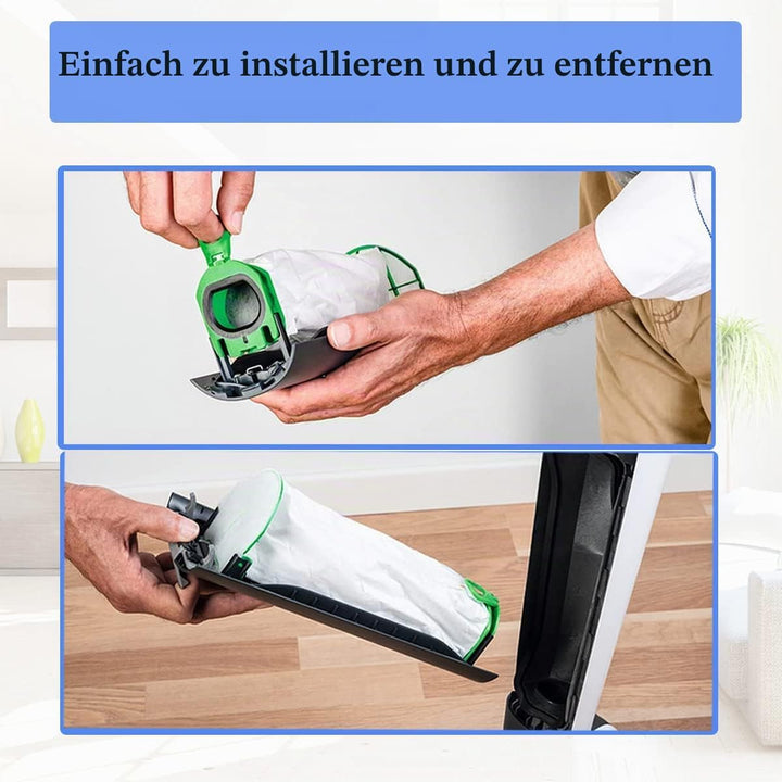 AiLomey 16 Stück Staubsaugerbeutel für Vorwerk Kobold VB100 VB 100 FP100 FP 100, Beutel Filtertüten
