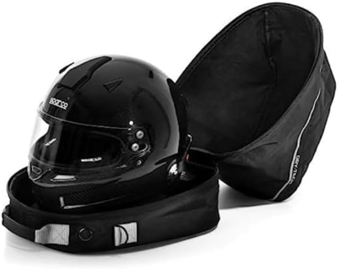 Sparco SCHWARZ/SCHWARZ STUFENTASCHE Schwarz / Silber