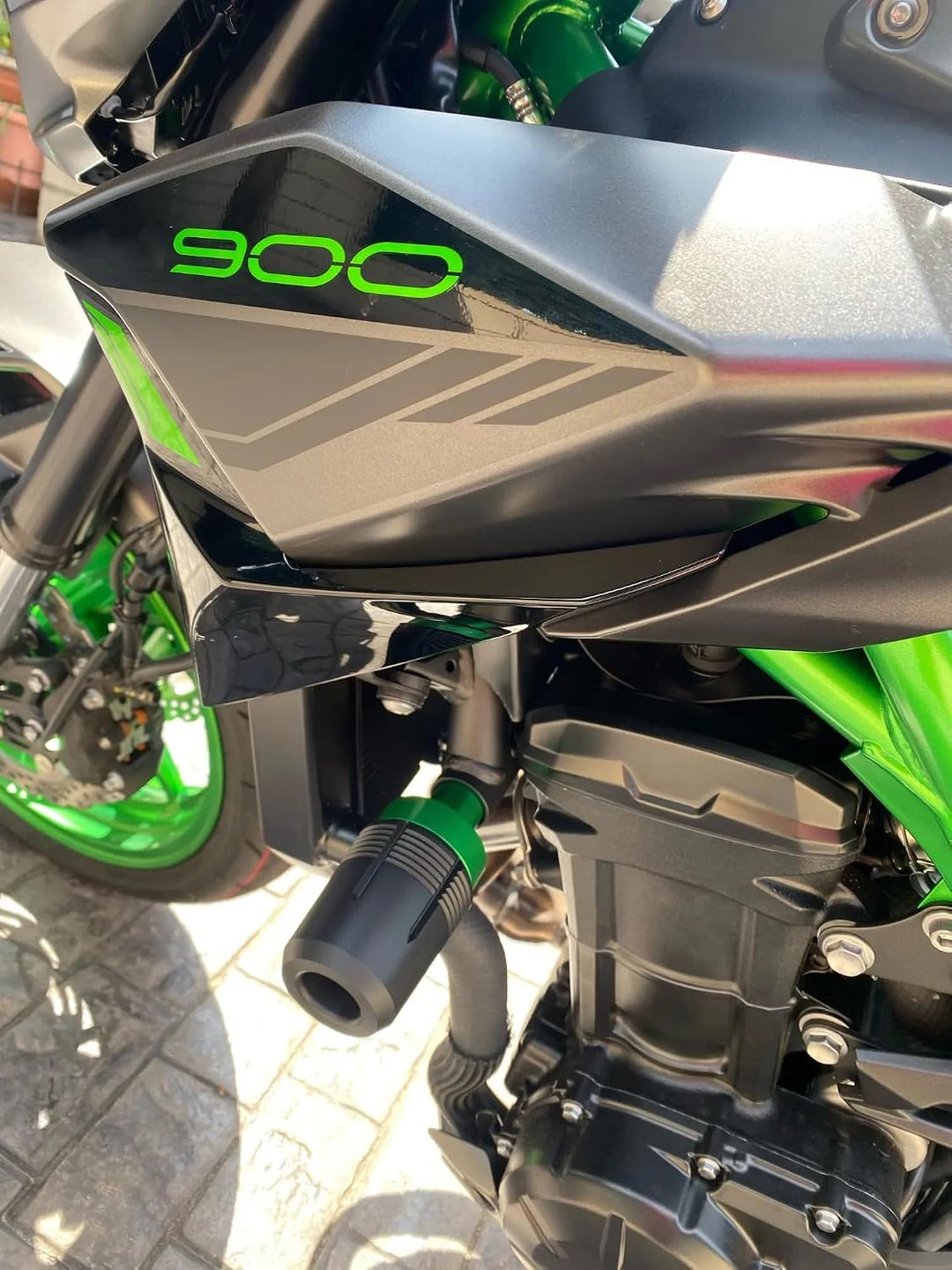 CCYYMOWOK Motorrad Zubehör Für Kawasaki Z900 RS SE Z 900 2017-2023 Sturzpads Sturzschutz CNC Alumini