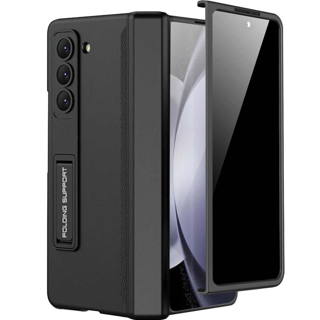 Miimall Kompatibel mit Samsung Galaxy Z Fold 5 Hülle mit Displayschutz Anti-Peeping+Magnetischer Sch