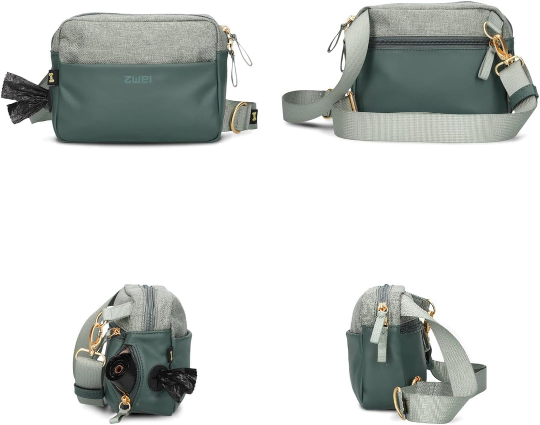 Zwei Hunde Leckerli Tasche Leo LEH50 im modernen Casual Look – Futterbeutel für Hundetraining & Gass