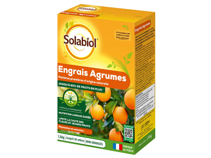 SBM SOLABIOL ENGRAIS AGRUMES ETUI 1,5 KG SOAGY15