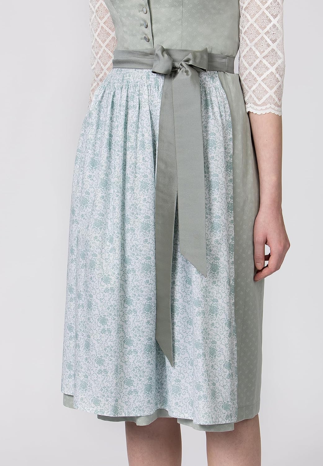 Stockerpoint Damen Dirndl Megan Kleid für besondere Anlässe 36 Salbei, 36 Salbei