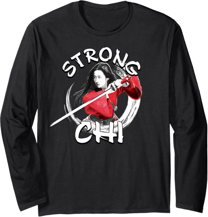 Disney Mulan Live Action Strong Chi Portrait Langarmshirt