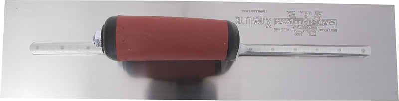 Glättkelle -Gebogener DuraSoft Griff, Edelstahl, 508x127 mm