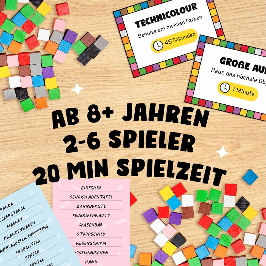 Big Potato Block Party: BAU Spiel mit farbenfrohen Blöcken für Kinder ab 8+ Jahren, Erwachsene und F